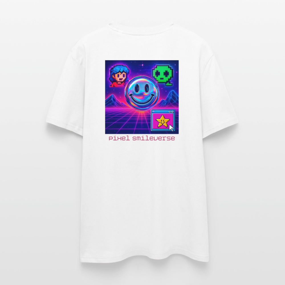 Organic T-Shirt - Retro Arcade Dream - white