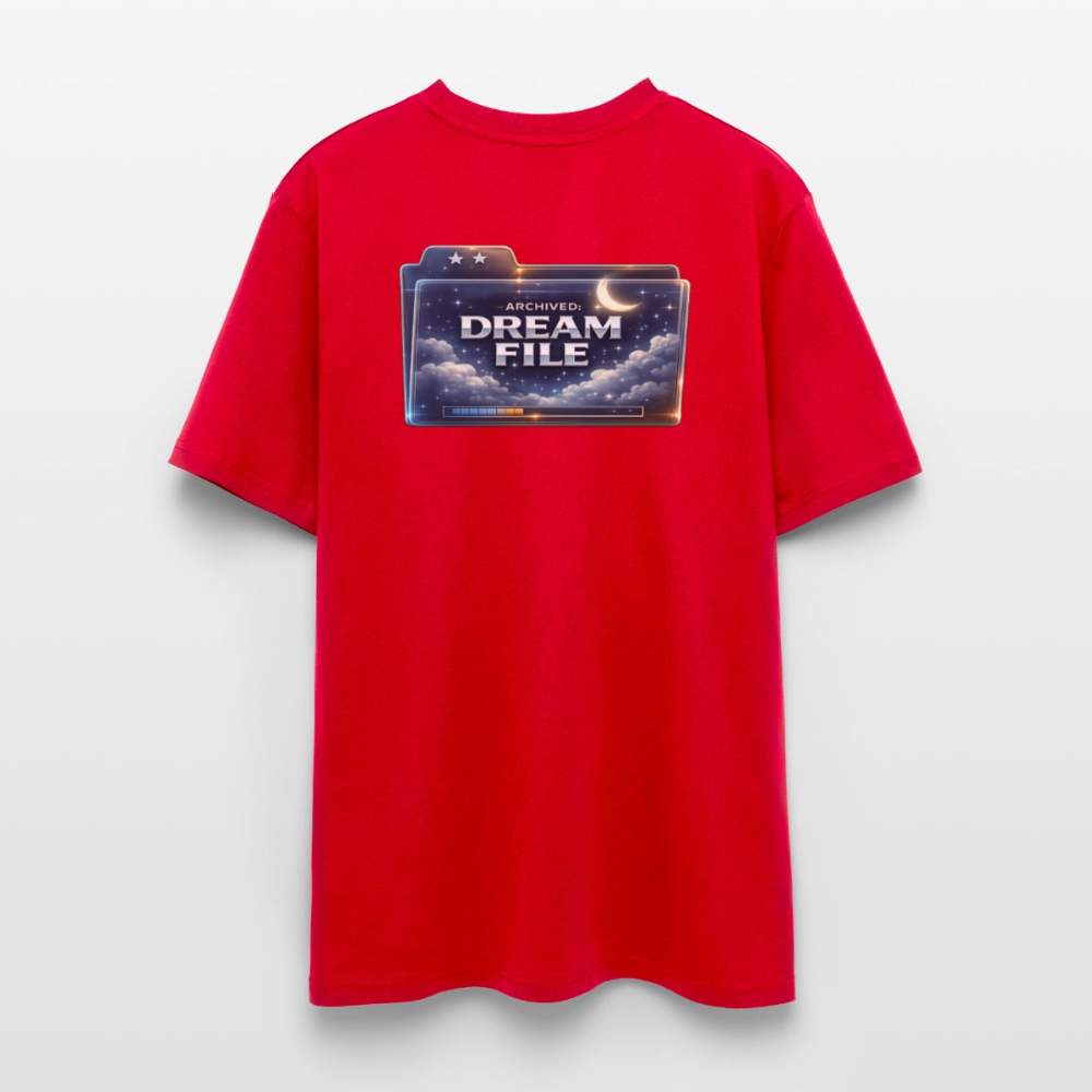 Organic T-Shirt - Archived Dream File - red