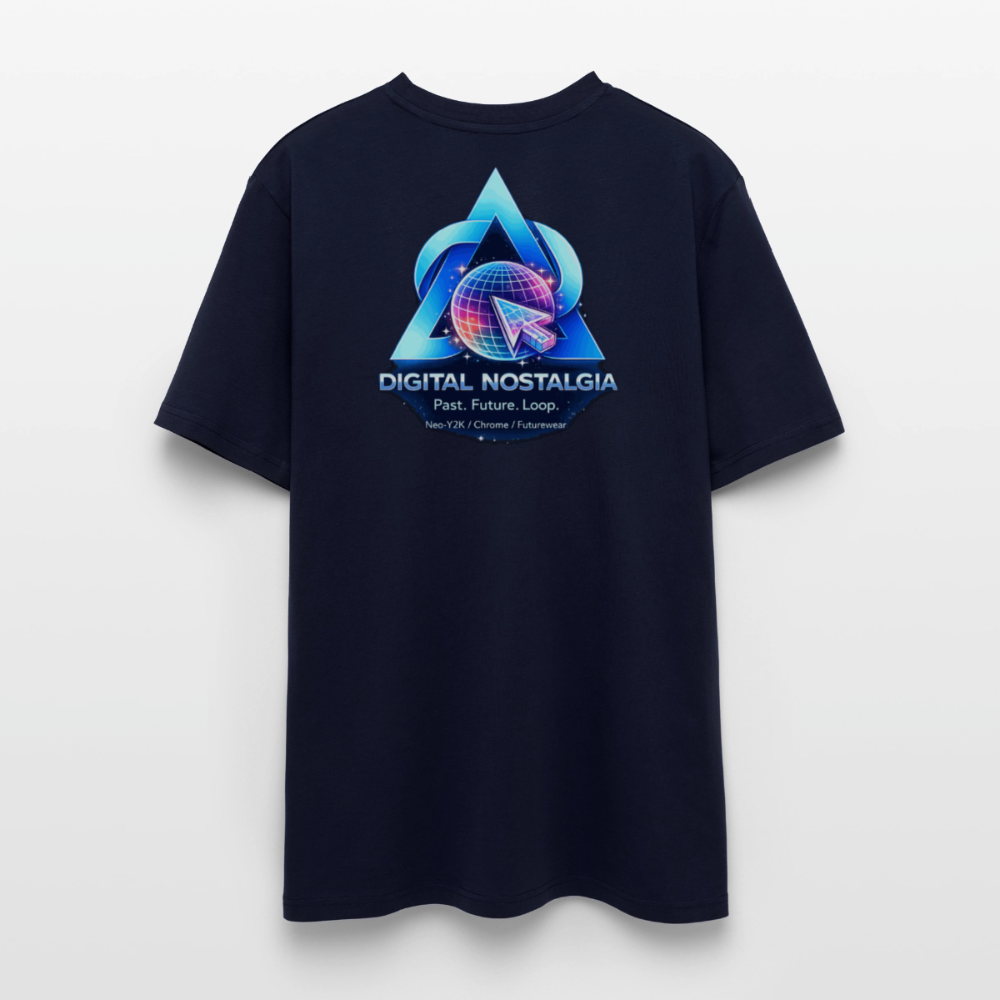 Organic T-Shirt - Eternal Quantum Era - navy