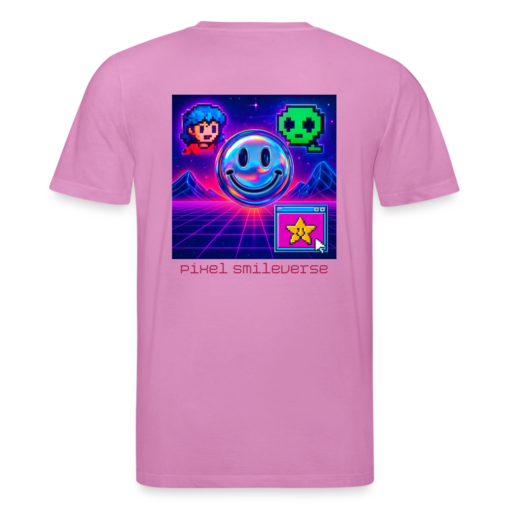 Organic T-Shirt - Retro Arcade Dream - pink