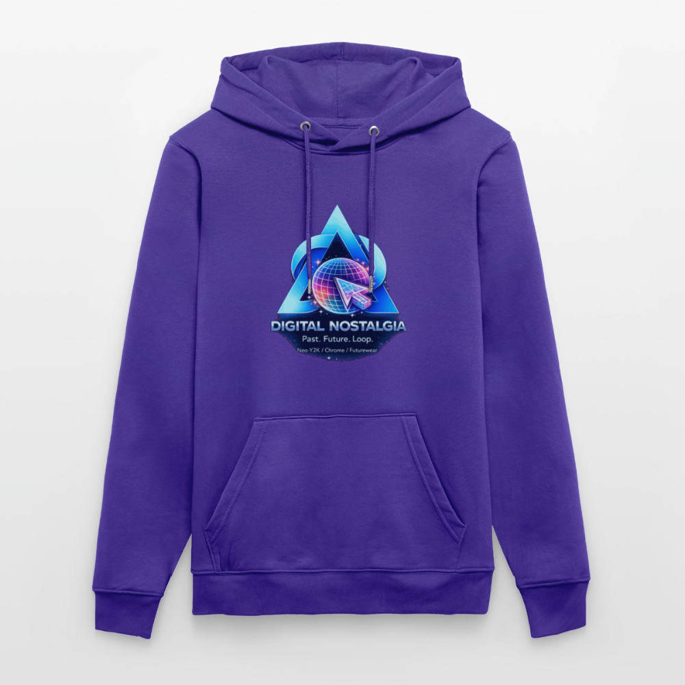 Organic Hoody - Eternal Quantum Era - purple love 