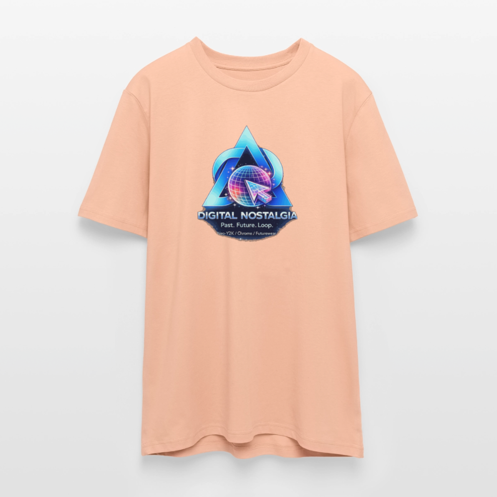 Organic T-Shirt - Eternal Quantum Era - peach