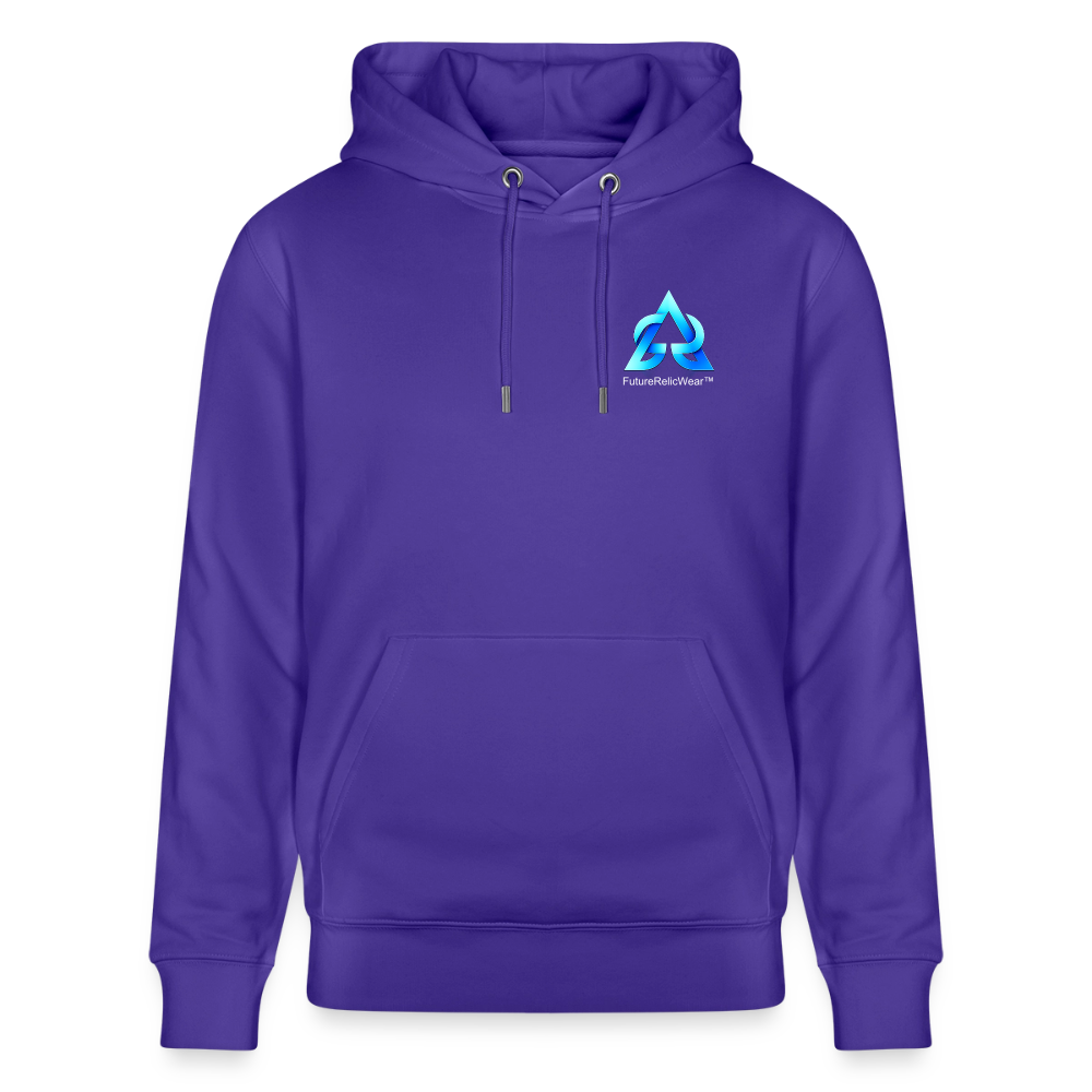 Organic Hoody - User Not Found - purple love 