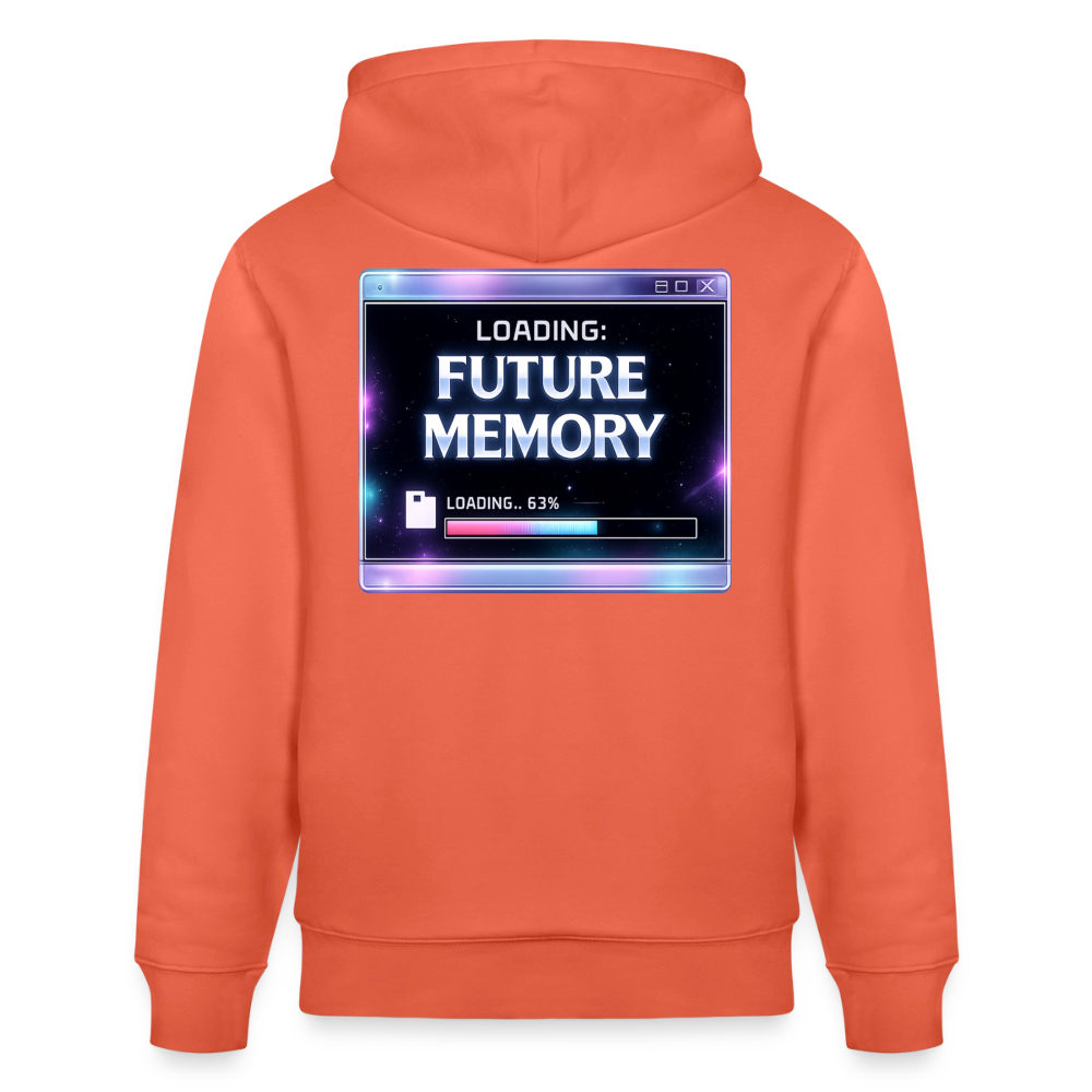 Organic Hoody - Future Memory - light red