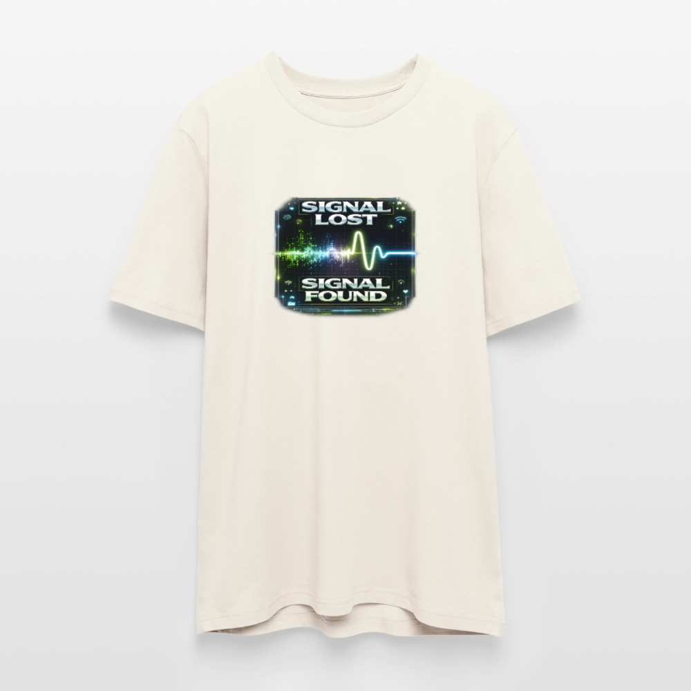 Organic T-Shirt - Signal Restored - natural white