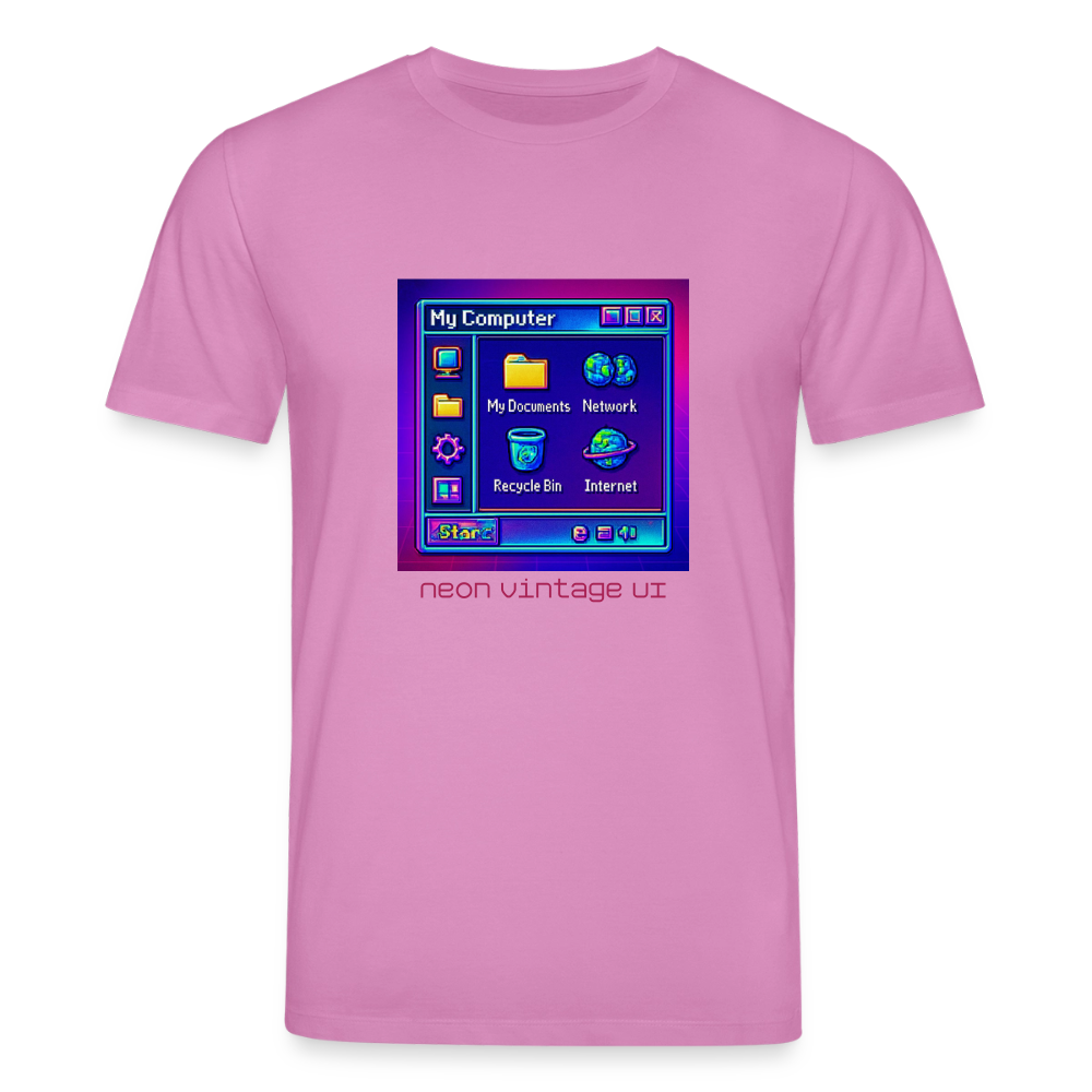Organic T-Shirt - Retro Desktop - pink