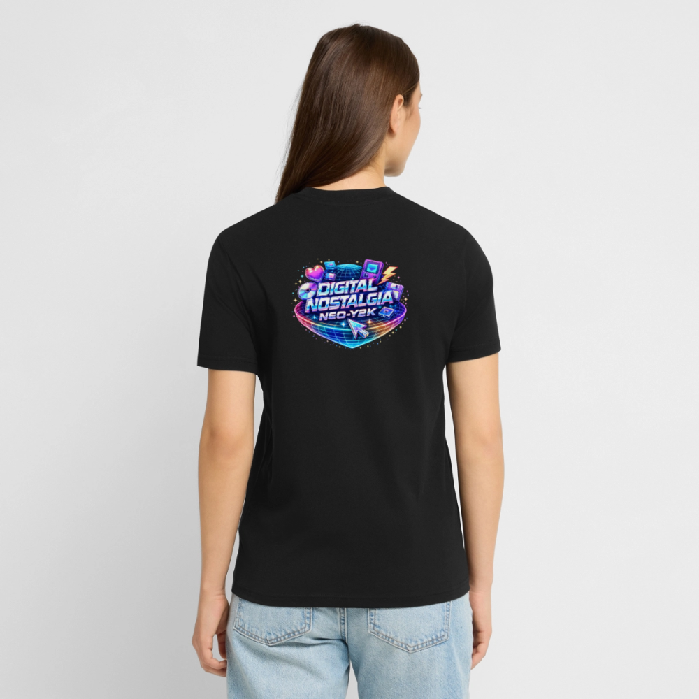 Organic T-Shirt - Neo Y2K Revival - black