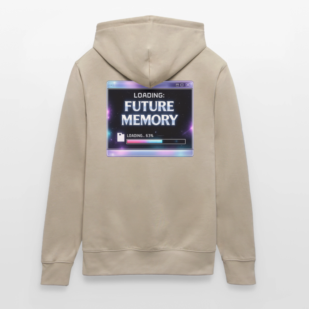 Organic Hoody - Future Memory - beige
