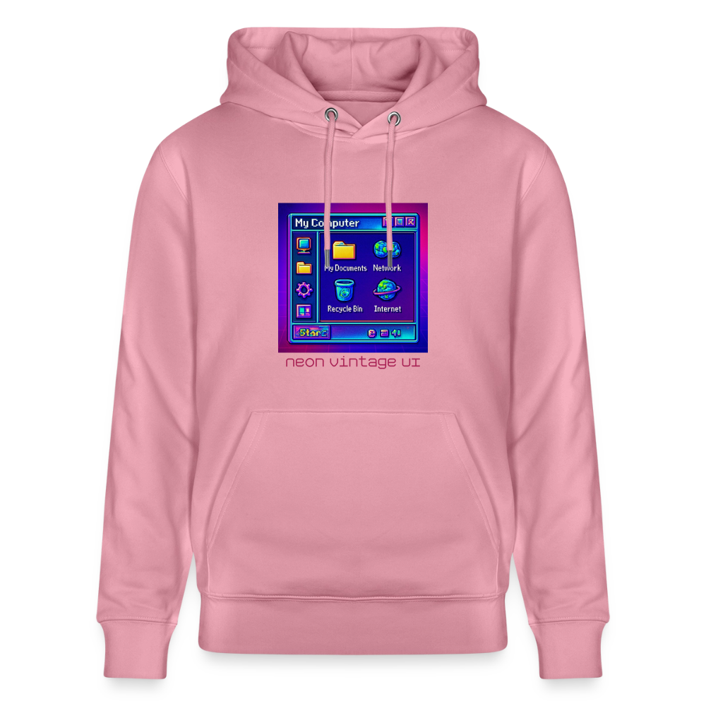 Organic Hoody - Retro Desktop - lilac dream