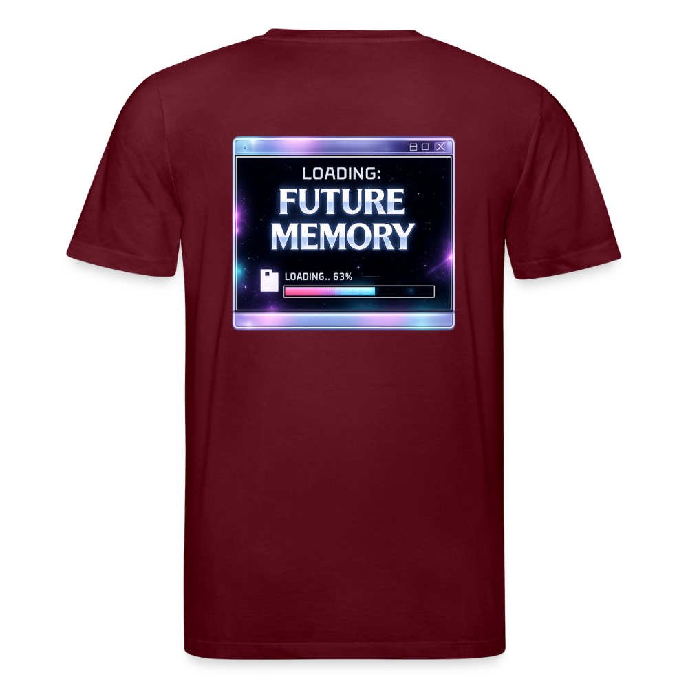 Organic T-Shirt - Future Memory - burgundy
