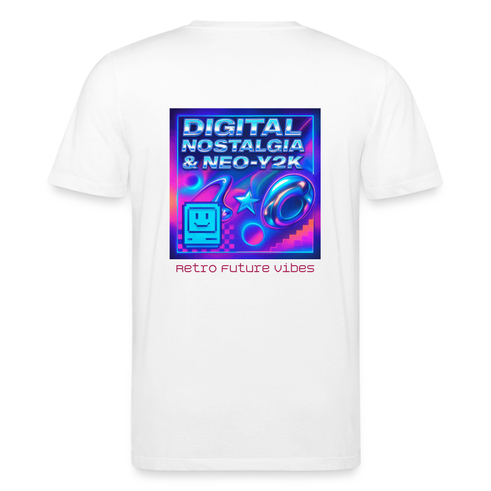 Organic T-Shirt - Digital Nostalgia - white