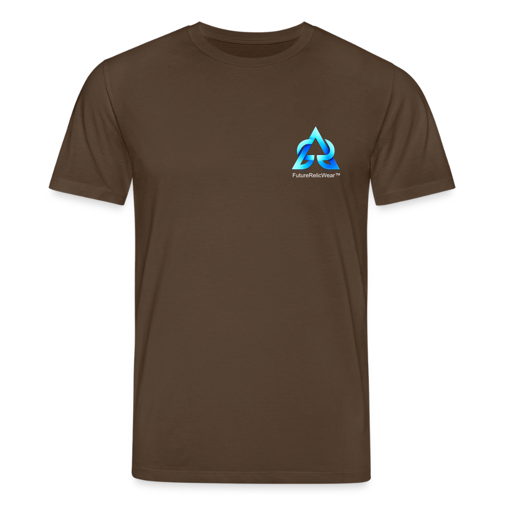 Organic T-Shirt - Signal Restored - mocha