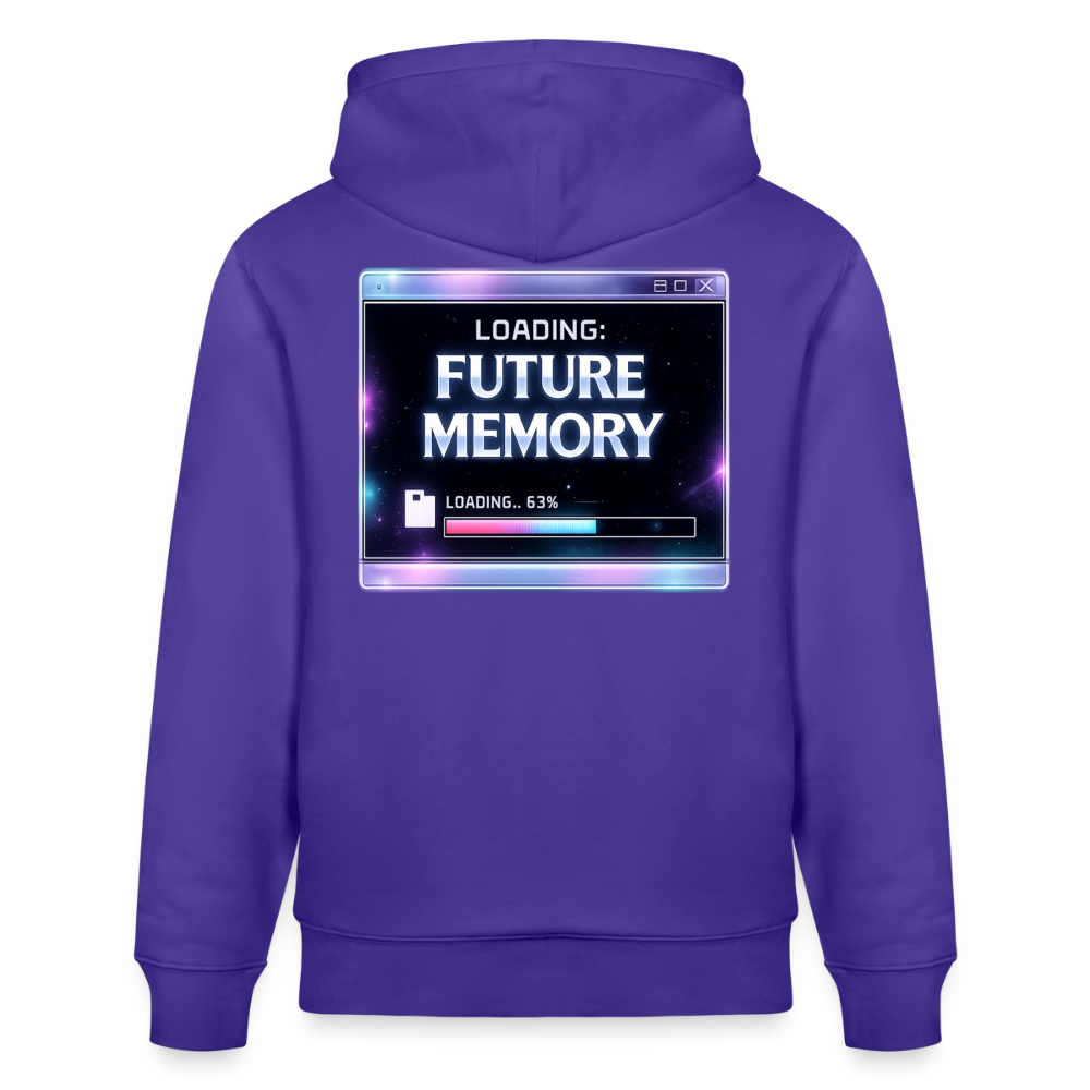 Organic Hoody - Future Memory - purple love 