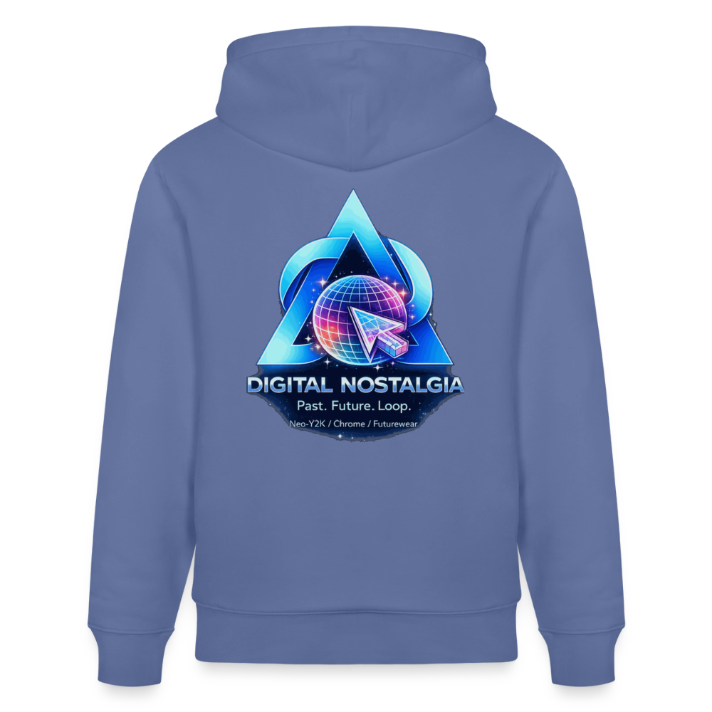 Organic Hoody - Eternal Quantum Era - bright blue
