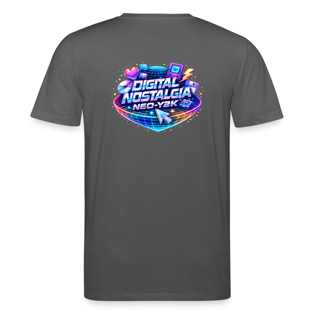 Organic T-Shirt - Neo Y2K Revival - anthracite
