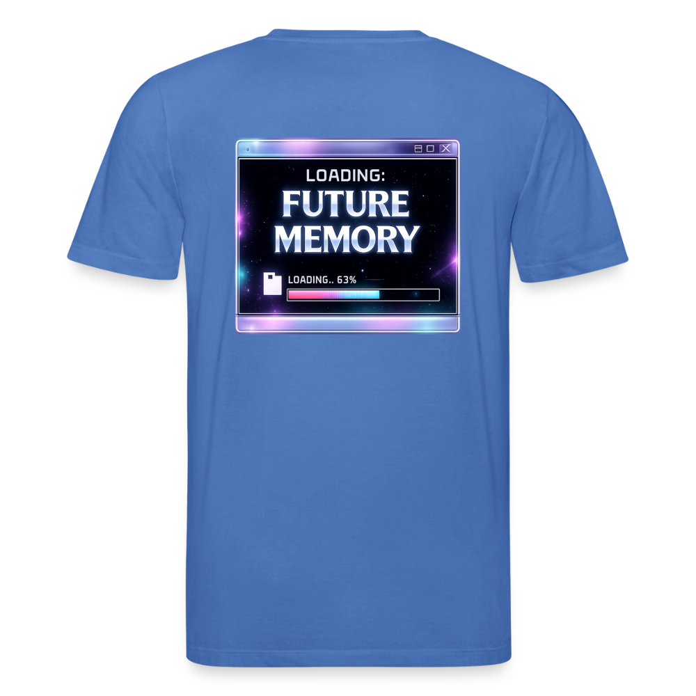 Organic T-Shirt - Future Memory - mindful blue