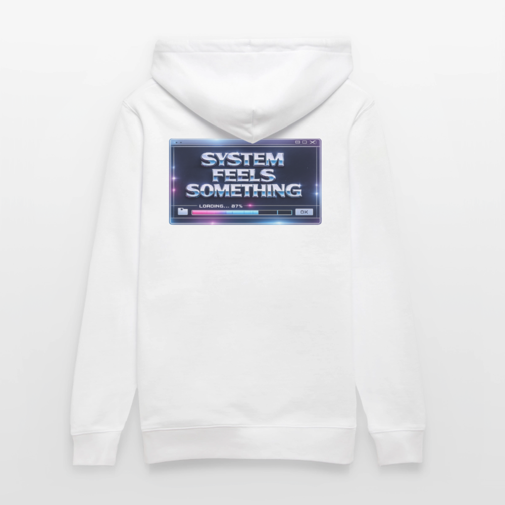 Organic Hoody - Sentience Loading Now - white