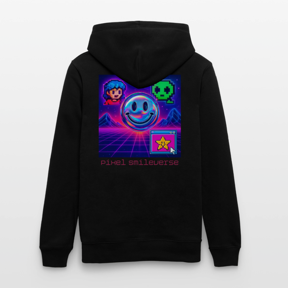 Organic Hoody - Retro Arcade Dream - black