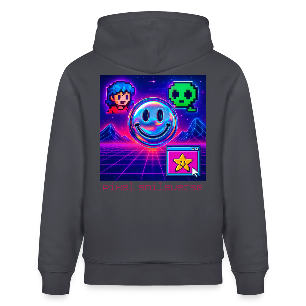 Organic Hoody - Retro Arcade Dream - indigo blue