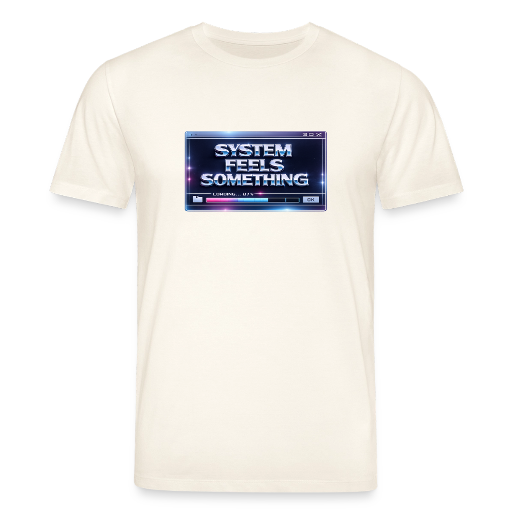 Organic T-Shirt - Sentience Loading Now - natural white