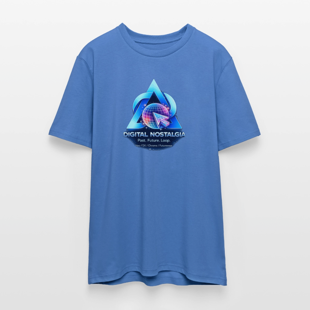 Organic T-Shirt - Eternal Quantum Era - mindful blue