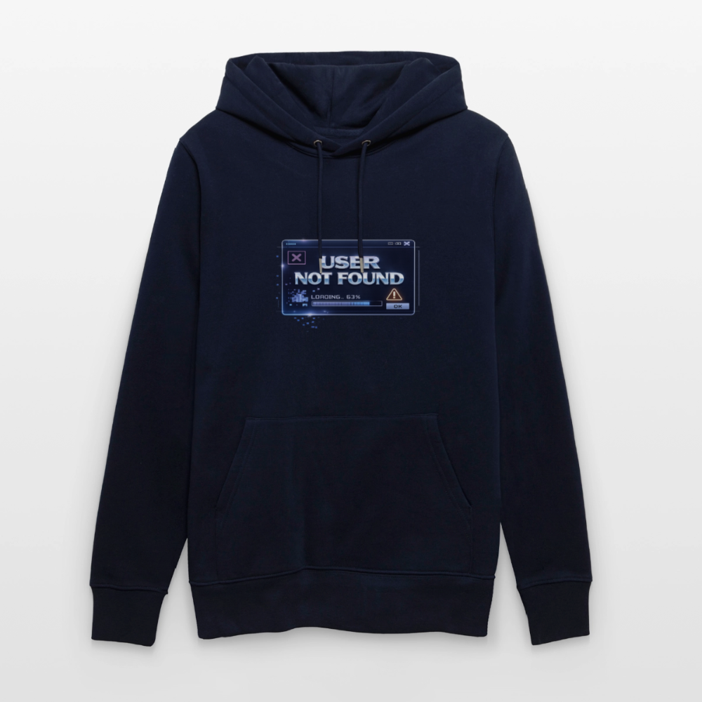 Organic Hoody - User Not Found - navy