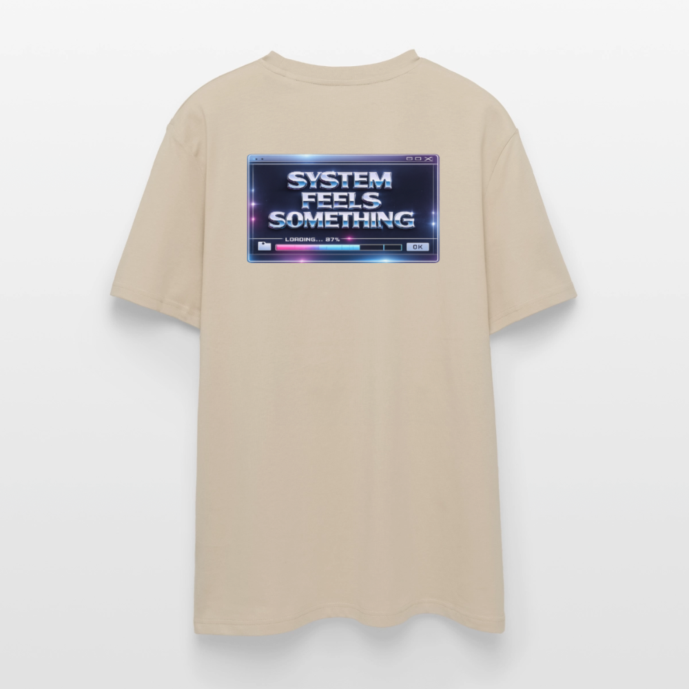 Organic T-Shirt - Sentience Loading Now - beige