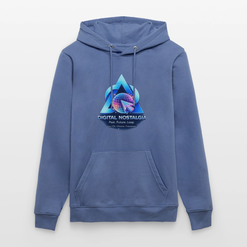 Organic Hoody - Eternal Quantum Era - bright blue