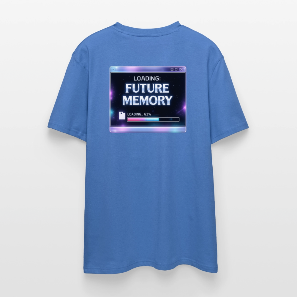Organic T-Shirt - Future Memory - mindful blue