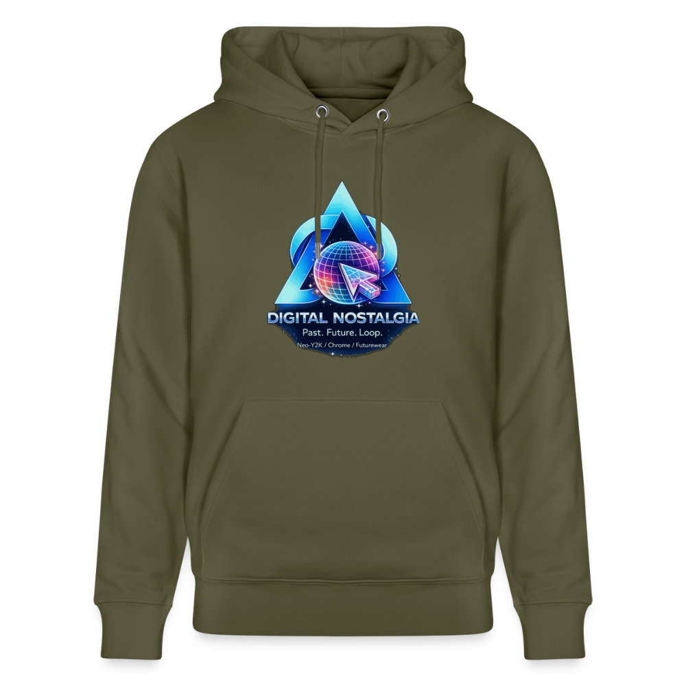 Organic Hoody - Eternal Quantum Era - khaki green
