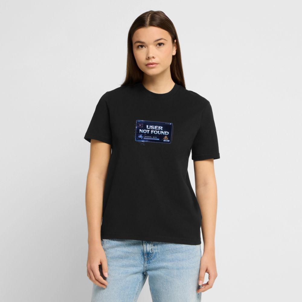 Organic T-Shirt - User Not Found - black