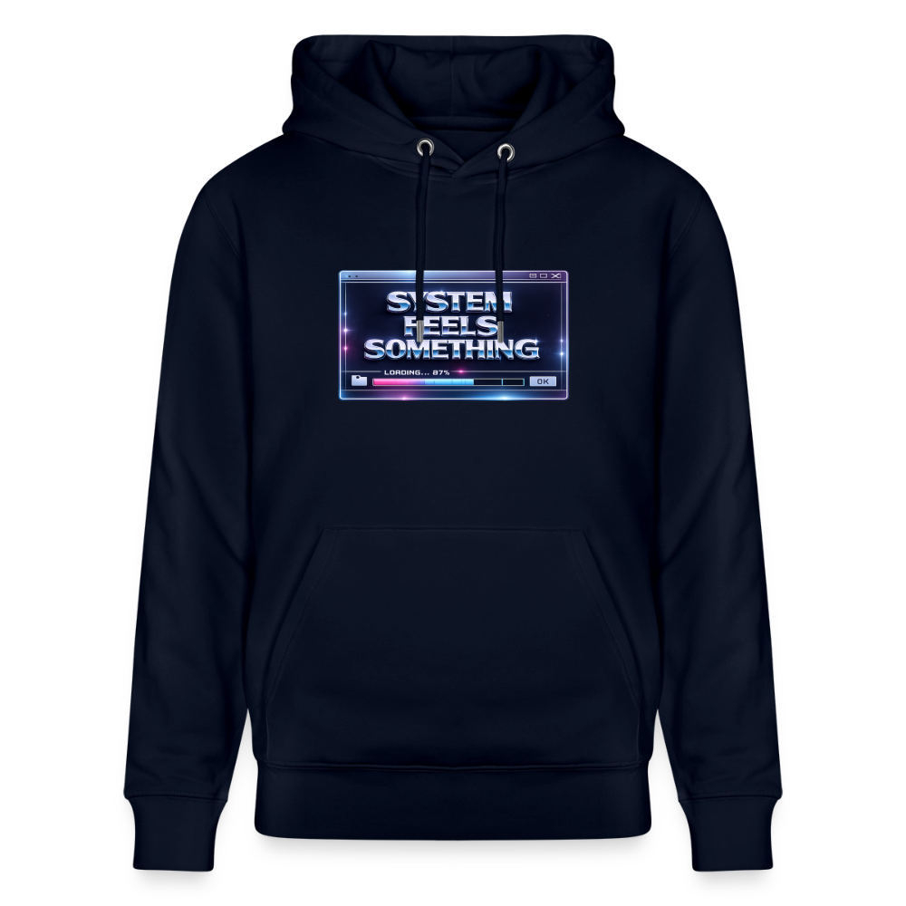 Organic Hoody - Sentience Loading Now - navy