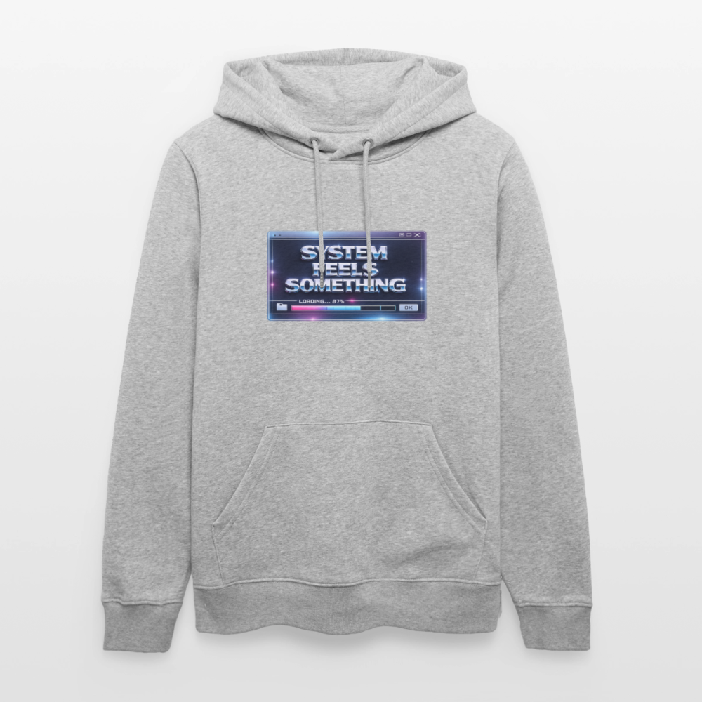 Organic Hoody - Sentience Loading Now - heather grey