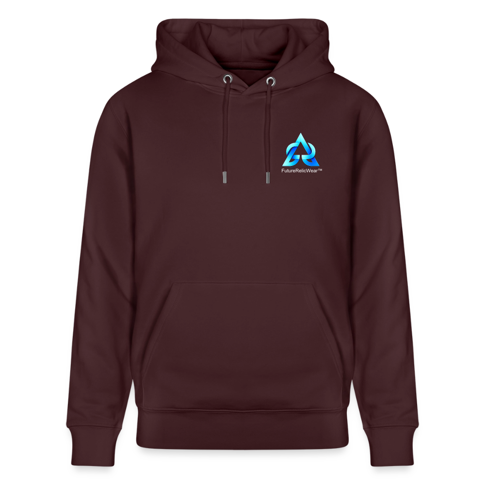 Organic Hoody - Digital Nostalgia - maroon