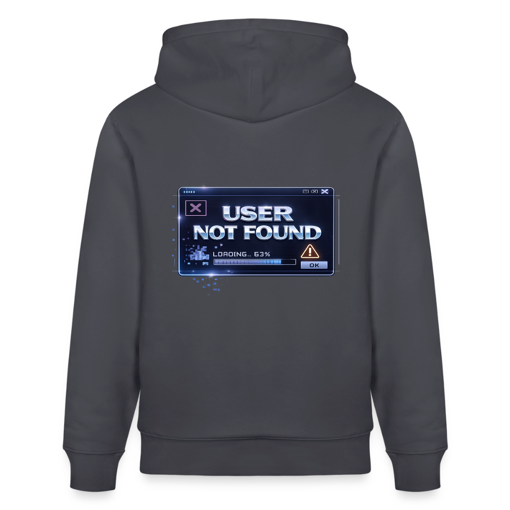 Organic Hoody - User Not Found - indigo blue