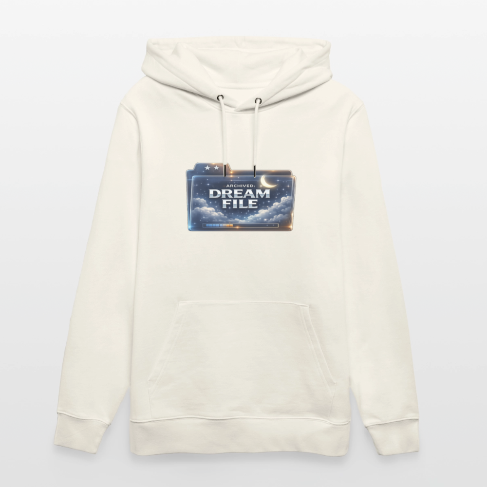 Organic Hoody - Archived Dream File - natural white