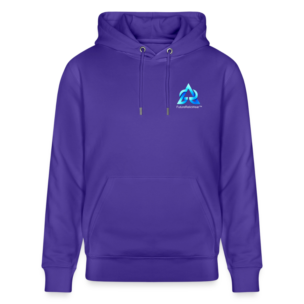 Organic Hoody - Digital Nostalgia - purple love 