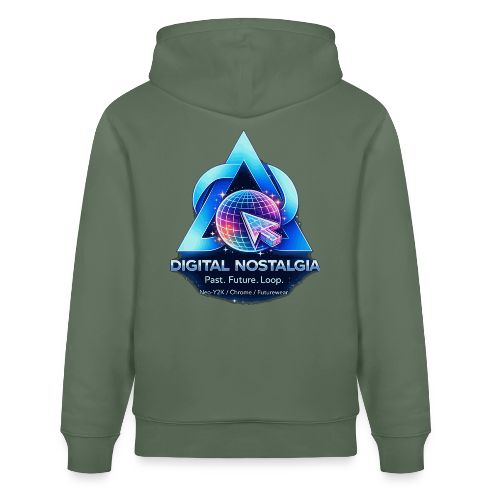 Organic Hoody - Eternal Quantum Era - cypress green