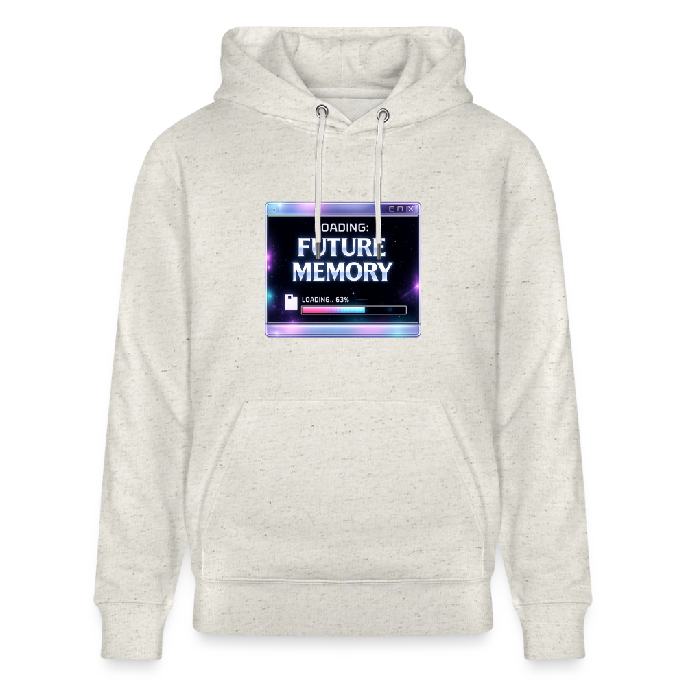 Organic Hoody - Future Memory - heather oatmeal