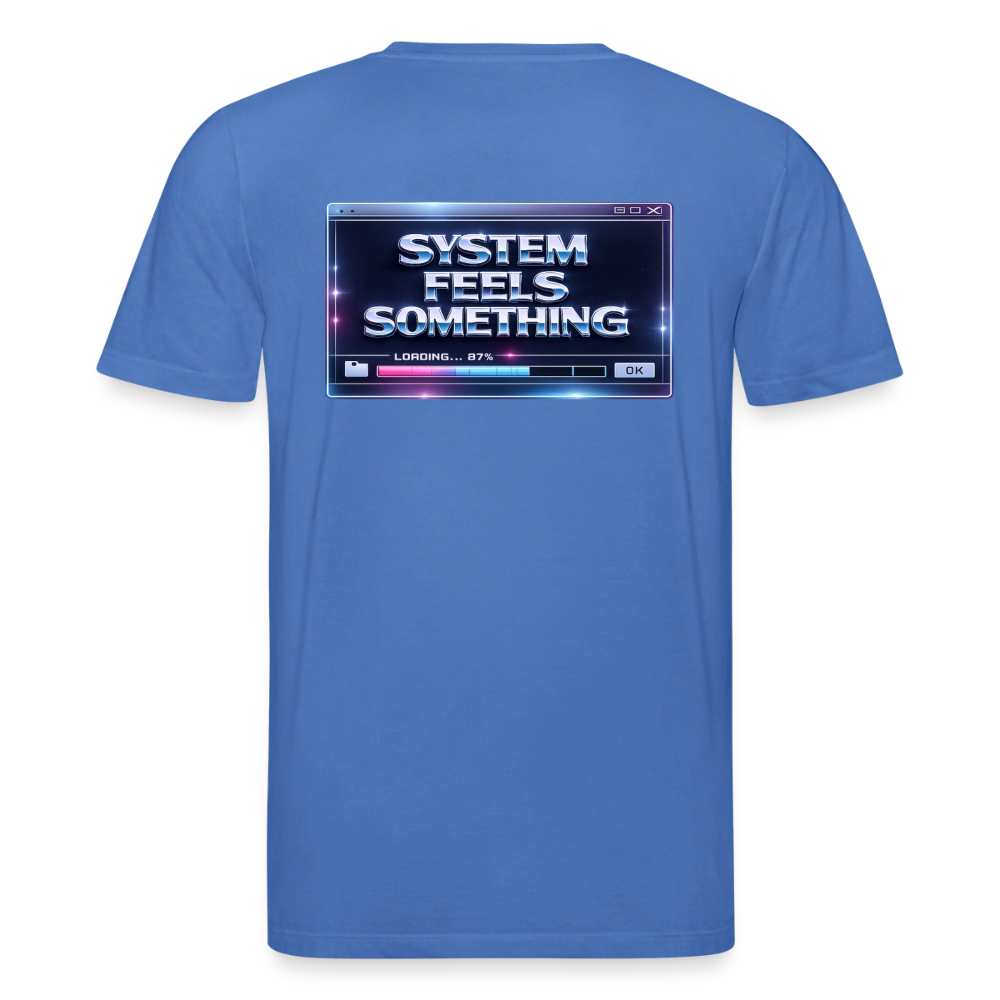 Organic T-Shirt - Sentience Loading Now - mindful blue