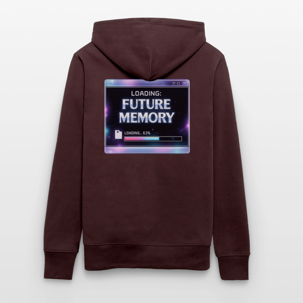 Organic Hoody - Future Memory - maroon
