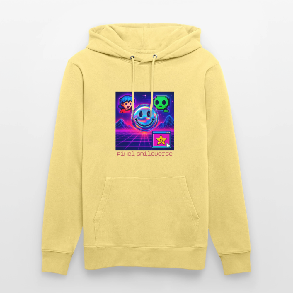 Organic Hoody - Retro Arcade Dream - viva yellow 