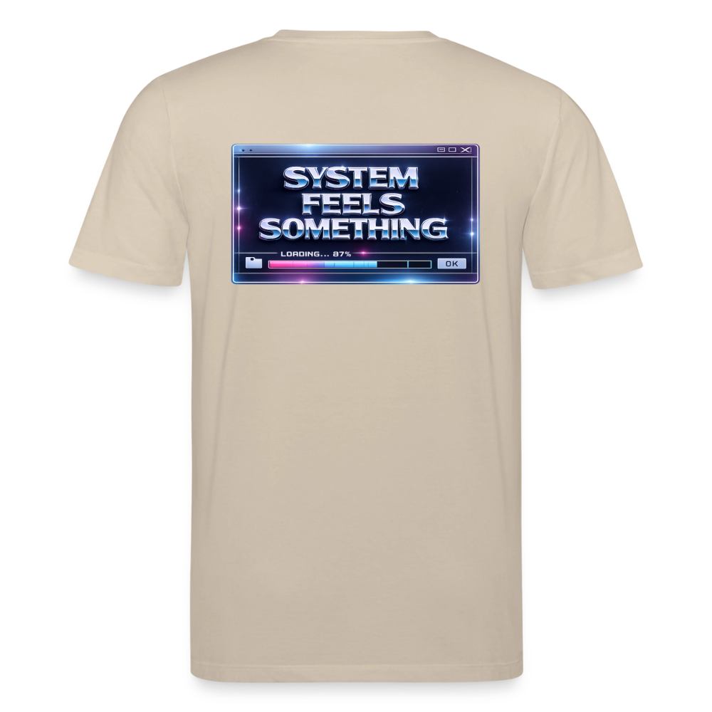 Organic T-Shirt - Sentience Loading Now - beige