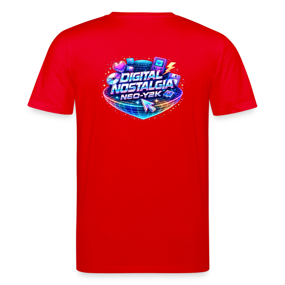 Organic T-Shirt - Neo Y2K Revival - red