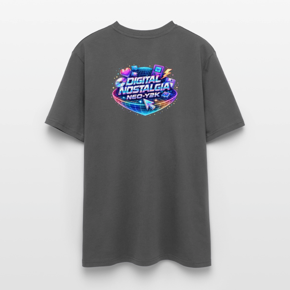 Organic T-Shirt - Neo Y2K Revival - anthracite