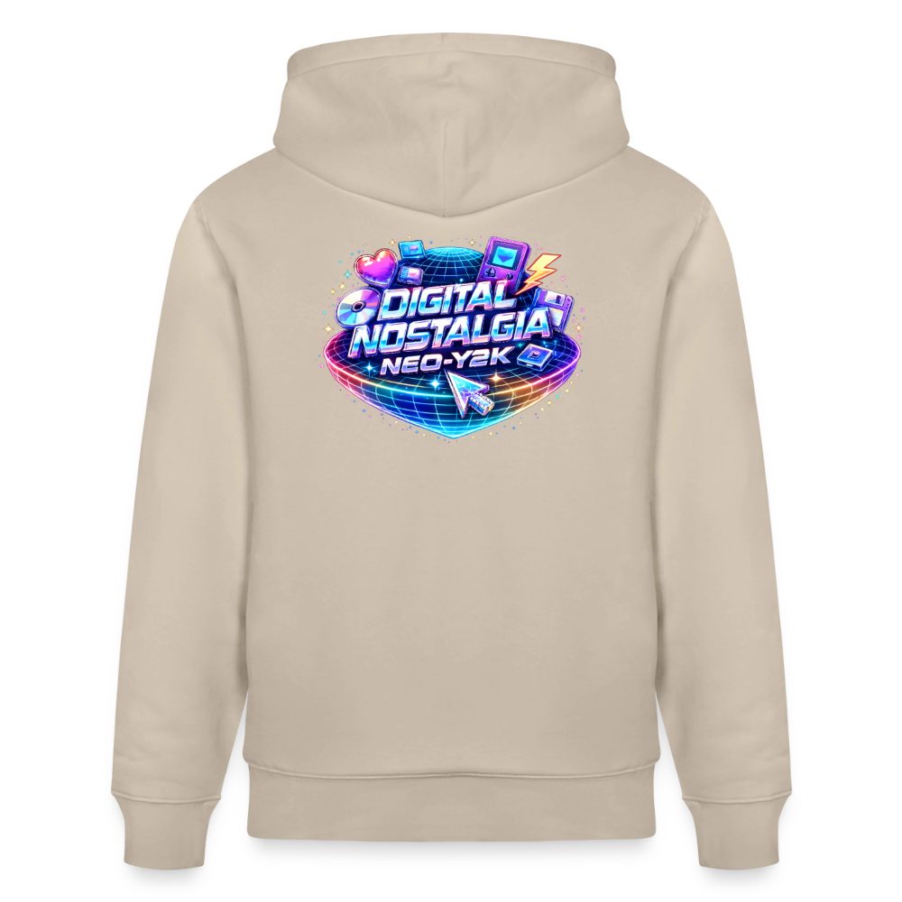 Organic Hoody - Neo Y2K Revival - beige