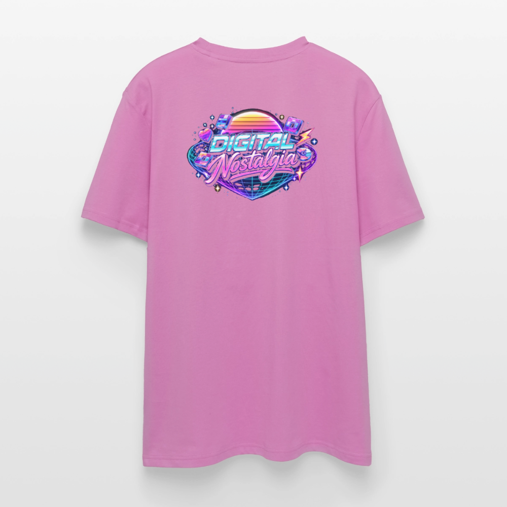 Organic T-Shirt - Retro Future Wave - pink
