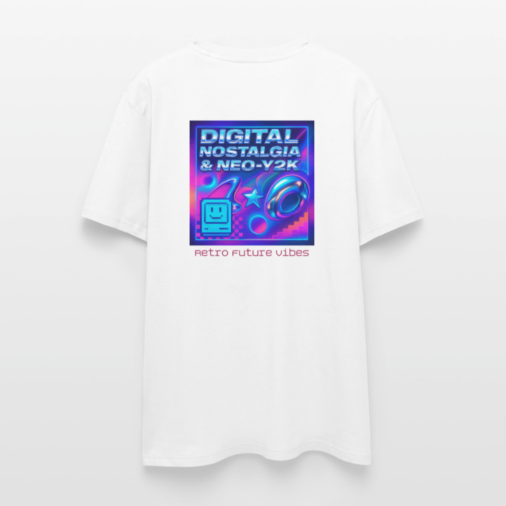 Organic T-Shirt - Digital Nostalgia - white