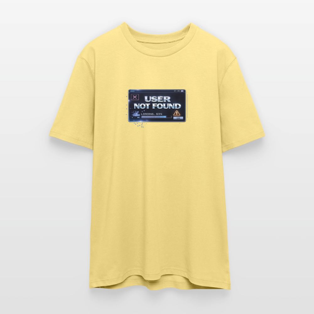 Organic T-Shirt - User Not Found - viva yellow 