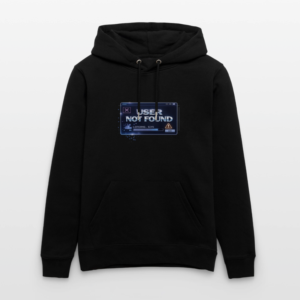 Organic Hoody - User Not Found - black